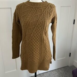 JCrew Wool Blend Tunic Sweater